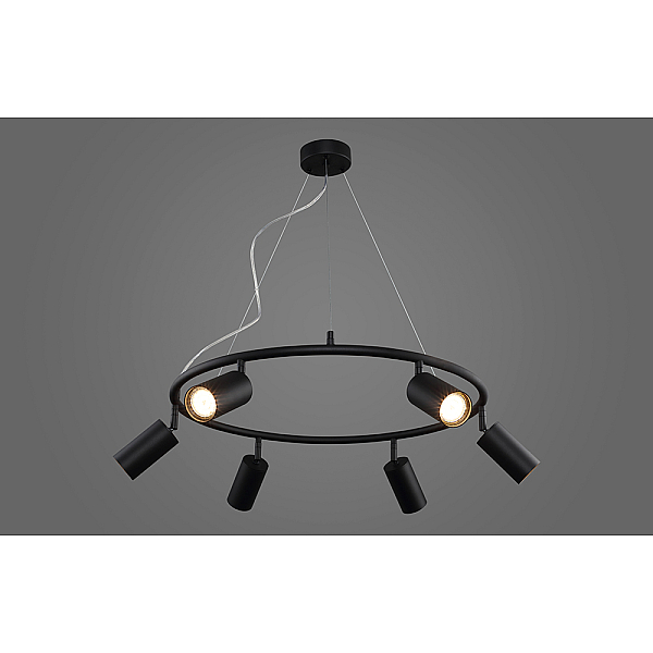 Светильник подвесной Crystal Lux RIVO SP6 BL