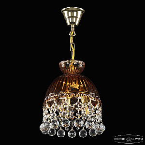 Подвесной светильник Bohemia Ivele Crystal 5478/22 G Amber/M-1G Balls