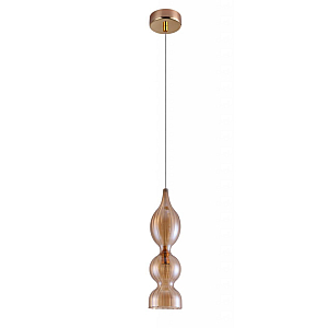 Подвесной светильник Crystal Lux Iris SP1 B Amber