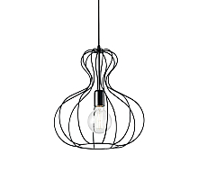 Подвесной светильник Ideal Lux Ampolla-1 SP1 Nero 148502