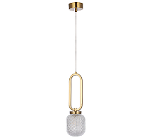 Подвесной светильник Crystal Lux CAROLINA SP1 V2 BRASS