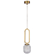 Подвесной светильник Crystal Lux Carolina SP1 V2 BRASS