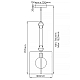 Подвесной светильник Hinkley Ludlow QN-LUDLOW-1P-GR