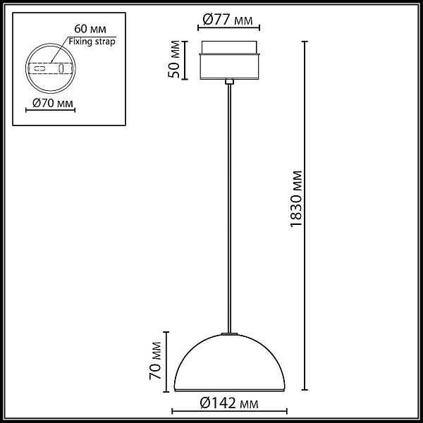 Подвесной светильник Odeon Light Lulu L-Vision 5452/6LA