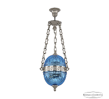 Подвесной светильник Bohemia Ivele Crystal 71000P/20 Ni Aquamarine/M-1G
