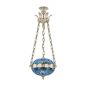 Подвесной светильник Bohemia Ivele Crystal 71000P/30 GW Aquamarine/M-1H Y8