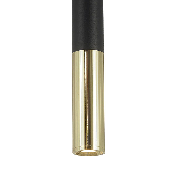 Подвесной светильник Lumina Deco Tuba LDP 1100-500 BK+GD