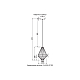 Подвесной светильник Crystal Lux CUADRA SP18W LED GOLD