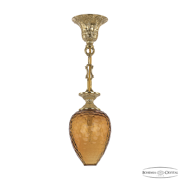 Подвесной светильник Bohemia Ivele Crystal 7003P/12 G Amber/H-1C