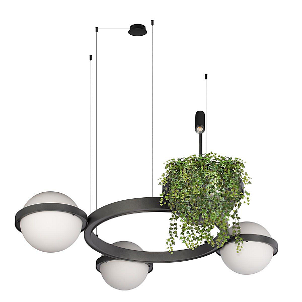 Подвесной светодиодный светильник Loft IT Jardin 10121/3 Dark grey