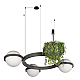 Подвесной светодиодный светильник Loft IT Jardin 10121/3 Dark grey