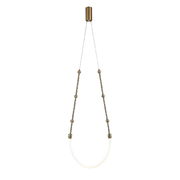 Подвесной светодиодный светильник Indigo Corda 14010/1P Brass V000062L