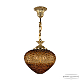 Подвесной светильник Bohemia Ivele Crystal 7003P/23 G Amber/H-1A