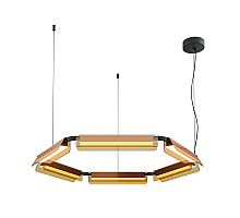 Подвесная люстра Maytoni Flat MOD296PL-L60BC3K