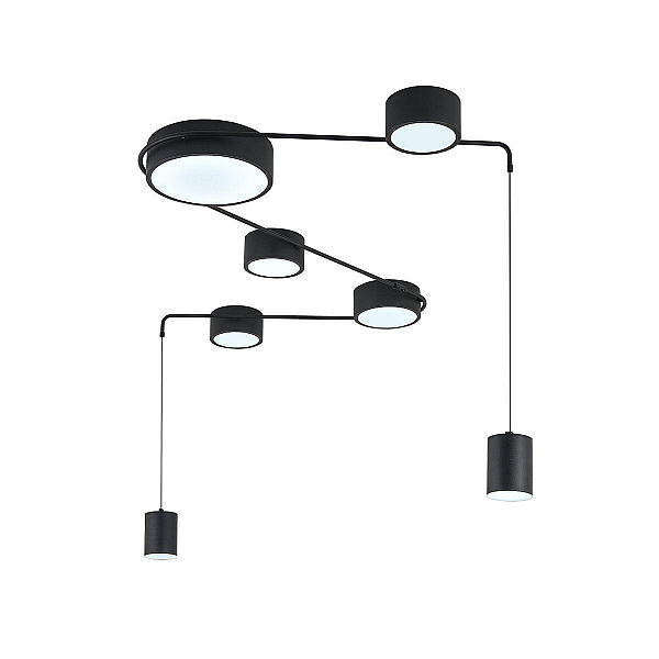 Потолочный светодиодный светильник Indigo Modulo 14028/7С Black V000160L