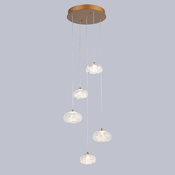 Подвесной светильник Delight Collection P98065-5 antique brass
