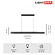 Светильник подвесной Lightera Baffin LE112L-150B WIFI
