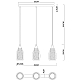 Подвесной светильник Arte Lamp Barry A7951SP-3CC