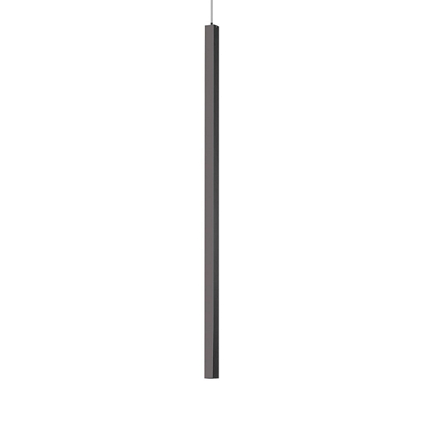Подвесной светодиодный светильник Ideal Lux Ultrathin SP1 Big Square Nero 194196