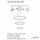 Подвесной светодиодный светильник iLedex Axis 10112P/3-63W-3000K (8/6/4) BR
