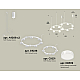 Комплект подвесного светильника Ambrella Light Techno Ring XR92081006 (A9208x2, C9236, C9231, N8399)