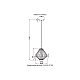Подвесной светильник Crystal Lux CUADRA SP15W LED GOLD