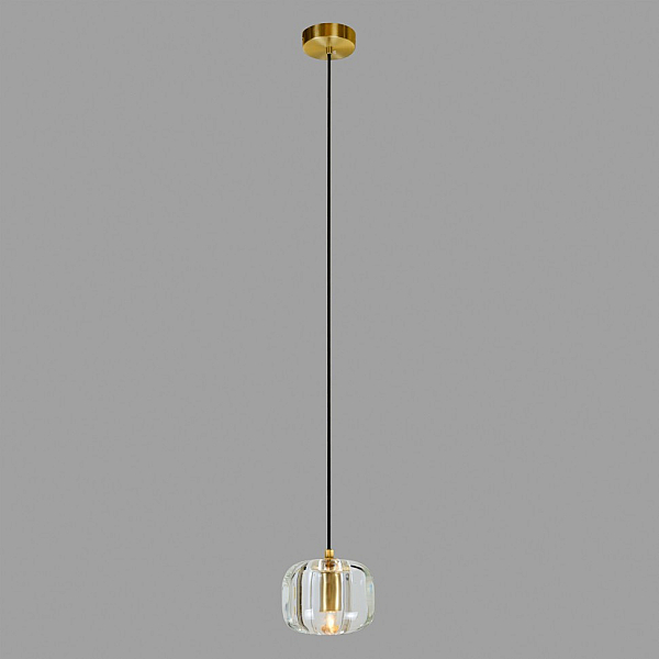 Подвесной светильник Belfast Pansy 6214-1 BR CL