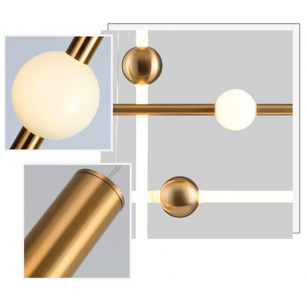 Подвесной светильник DeLight Collection Orion 10053P/A1 gold