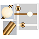 Подвесной светильник DeLight Collection Orion 10053P/A1 gold