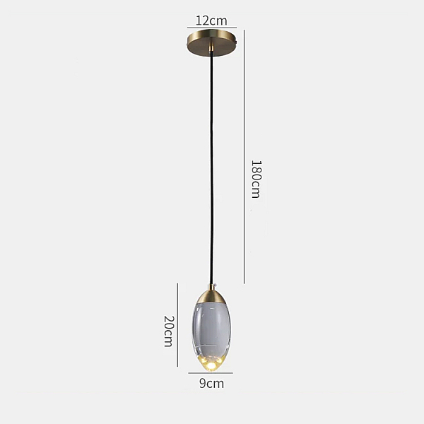 Подвесной светильник DeLight Collection Celestial MT8610-C brass