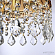 Подвесной светильник Bohemia Ivele Crystal 5478/22 G Amber/M-1G Leafs