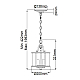 Подвесной светильник Hinkley Gentry HK-GENTRY-P-S-PN
