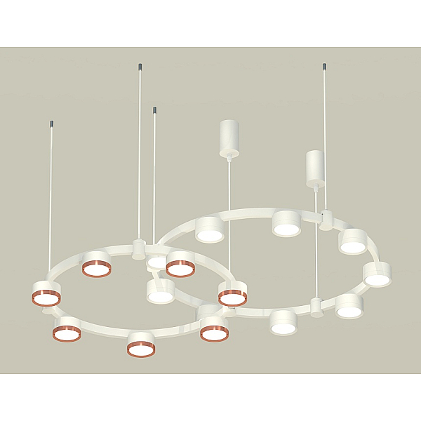 Комплект подвесного светильника Ambrella Light Techno Ring XR92081200 (A9208x2, C9241,C9236,N8112,N8126)