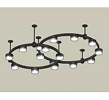Комплект подвесного светильника Ambrella Light Techno Ring XR92221160 (A9222, A9227, C9242, C9238, N8133)