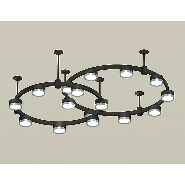 Комплект подвесного светильника Ambrella Light Techno Ring XR92221160 (A9222, A9227, C9242, C9238, N8133)