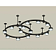 Комплект подвесного светильника Ambrella Light Techno Ring XR92221160 (A9222, A9227, C9242, C9238, N8133)