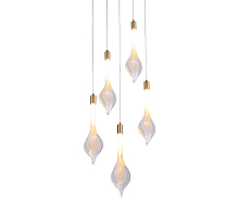 Подвесной светильник Delight Collection P98066-5 antique brass
