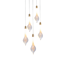 Подвесной светильник Delight Collection P98066-5 antique brass