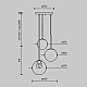 Подвесная люстра Maytoni Basic form MOD521PL-03G