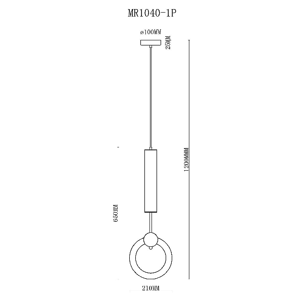 Подвесной светильник MyFar Covey MR1040-1P