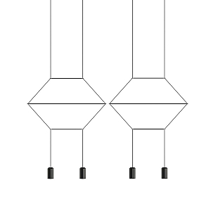 Подвесной светильник ImperiumLoft Via Wireflow Polyhedral 144326-22