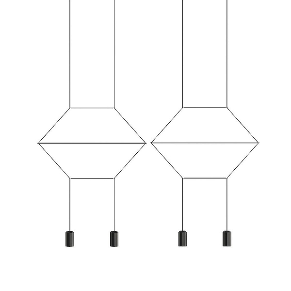 Подвесной светильник ImperiumLoft Via Wireflow Polyhedral 144326-22