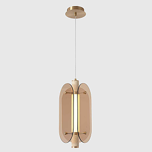 Подвесной светильник Crystal Lux AMARILLO SP18W LED BRASS