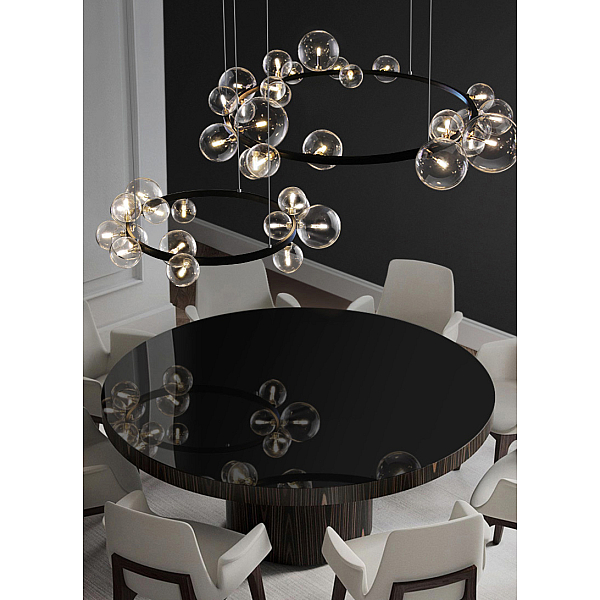 Подвесной светильник Delight Collection Art Deco Bubble 8828P/L black/clear