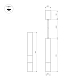 Подвесной светильник Arlight SP-ARTEMIS-HANG-P-R60-15W Warm3300-MIX (BK, 8-80 deg, 230V, TRIAC) 056114