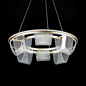Подвесная люстра LED4U L7706-630 GD