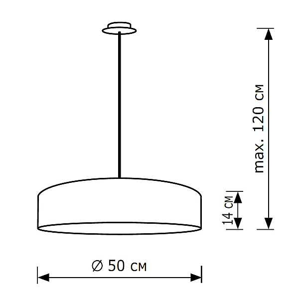 Подвесной светильник LightHall Turdan 50 LH022015