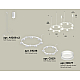 Комплект подвесного светильника Ambrella Light Techno Ring XR92081005 (A9208x2, C9236, C9231, N8477)
