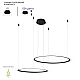 Подвесной светодиодный светильник Crystal Lux Manzana SP53W Led  Black