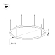 Светильник Arlight SP-LINE-HANG-ARC-O3535-D3000-204W Day4000 (WHITE, 230V) (Металл) 034077(2)